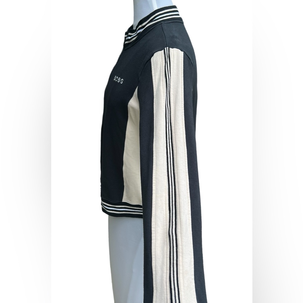 BDBC Jacket Black Cream/Off White Used Good Condition Small SM Stripes - Picture 5 of 14